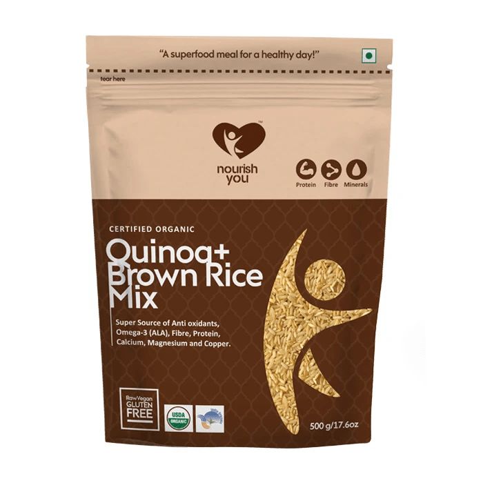 Quinoa + Brown Rice